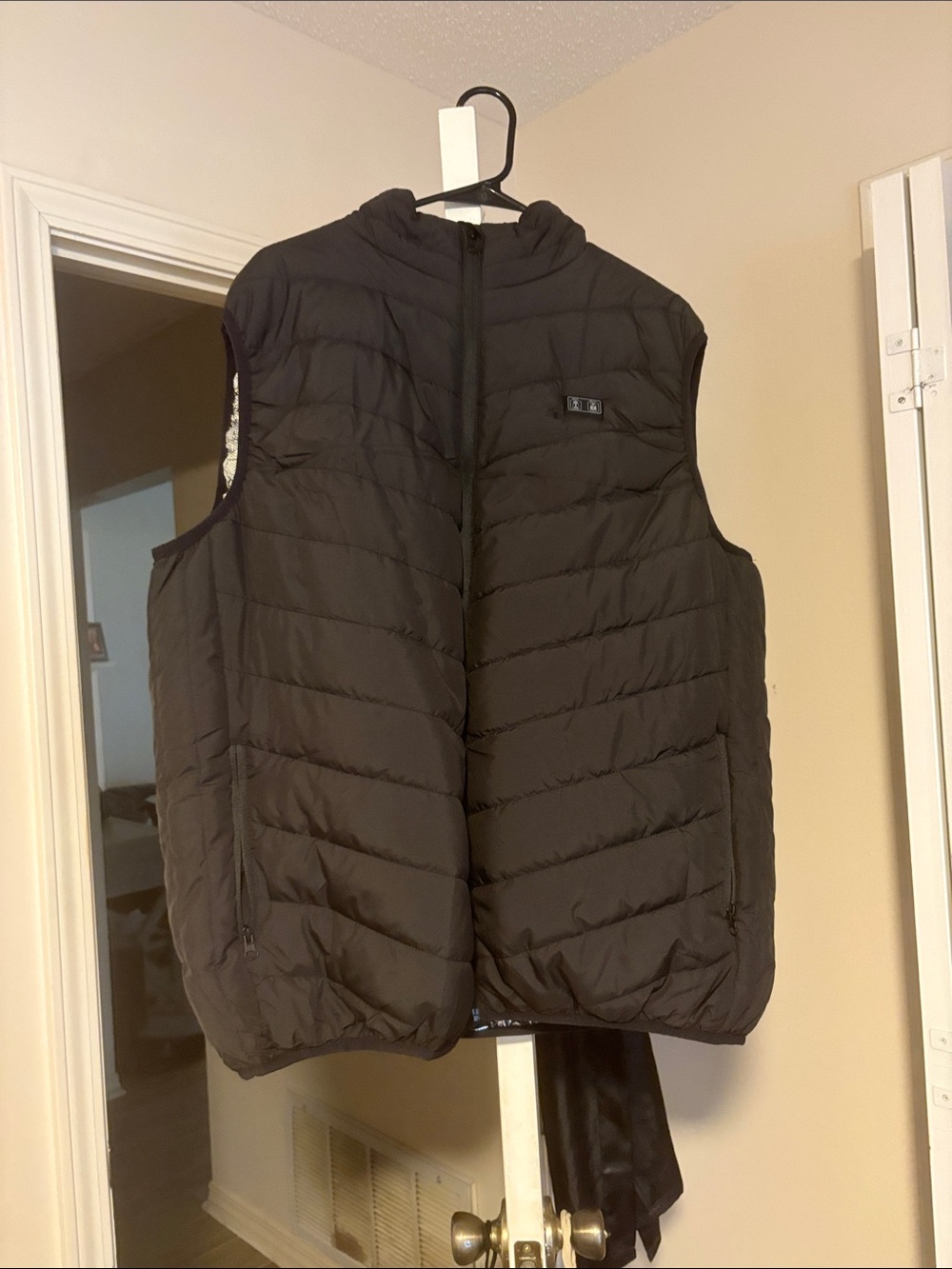 Black Heated Puffer Vest